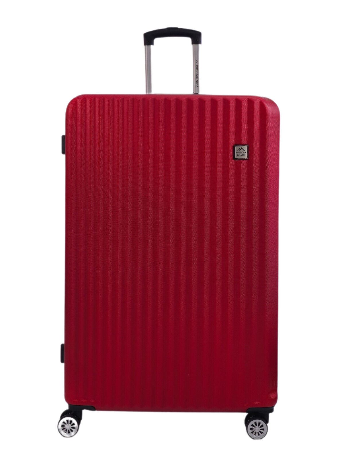 Alsager Extra Large Hard Shell Suitcase in Burgundy – UK Luggage