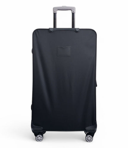 Handa Large Soft Shell Suitcase in Black