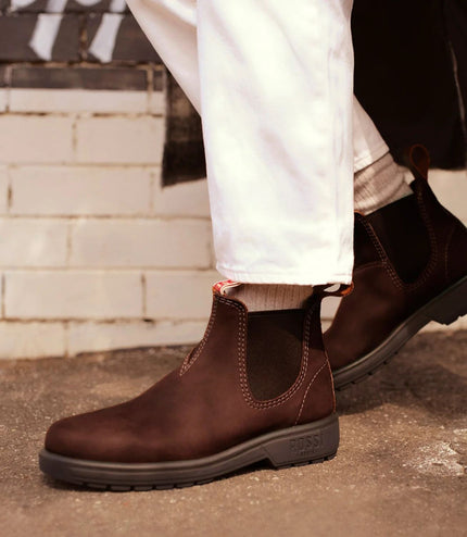 Rossi 303 Endura Redwood Brown Leather Chelsea Boots