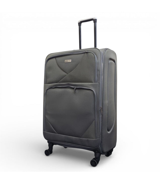 Nagoya Large Soft Shell Suitcase in Grey