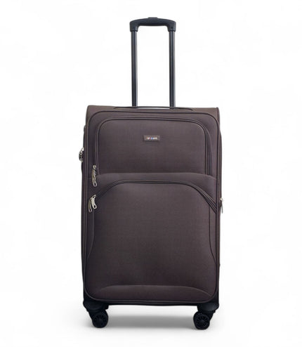 Gosford Medium Soft Shell Suitcase in Brown