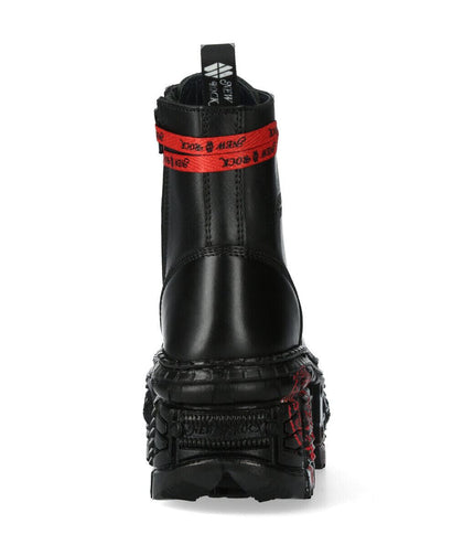 New Rock Punk Platform Leather Boots-WALL126CCt-C1