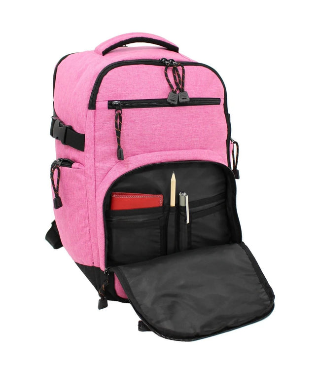 Backpack Rucksack 40x20 x25 cm Underseat Travel Cabin Bag for Ryanair, Easy Jet Pink