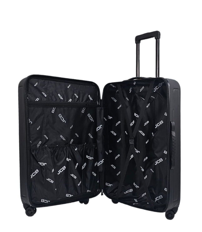 Cranbrook Large Soft Shell Suitcase in Black