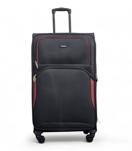 Gosford Large Soft Shell Suitcase in Black