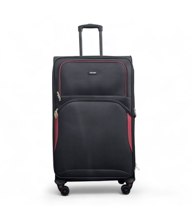 Gosford Large Soft Shell Suitcase in Black