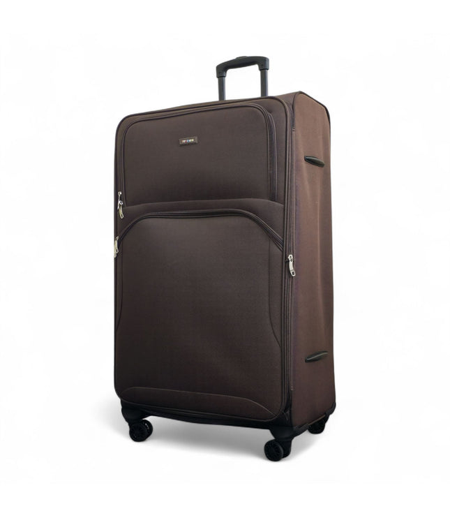 Gosford X-Large Soft Shell Suitcase in Brown