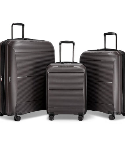 Abiko Set of 3 Hard Shell Suitcase in Grey