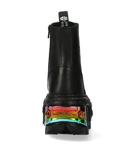 New Rock Black Platform Leather Boots-WALL83CCt-S8