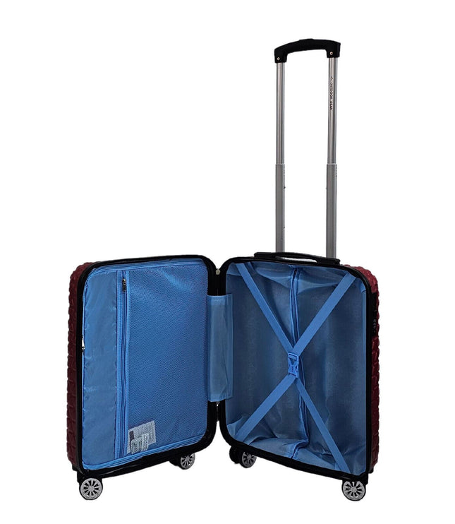 Adlington Cabin Hard Shell Suitcase in Burgundy
