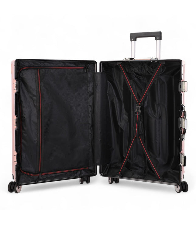 Airdrie Large Hard Shell Suitcase in Pink