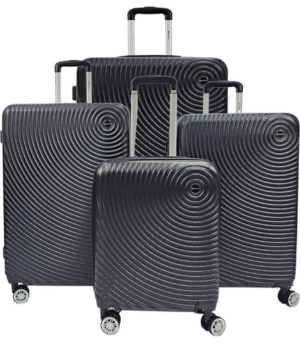 Chorley Set of 4 Hard Shell Suitcase in Black