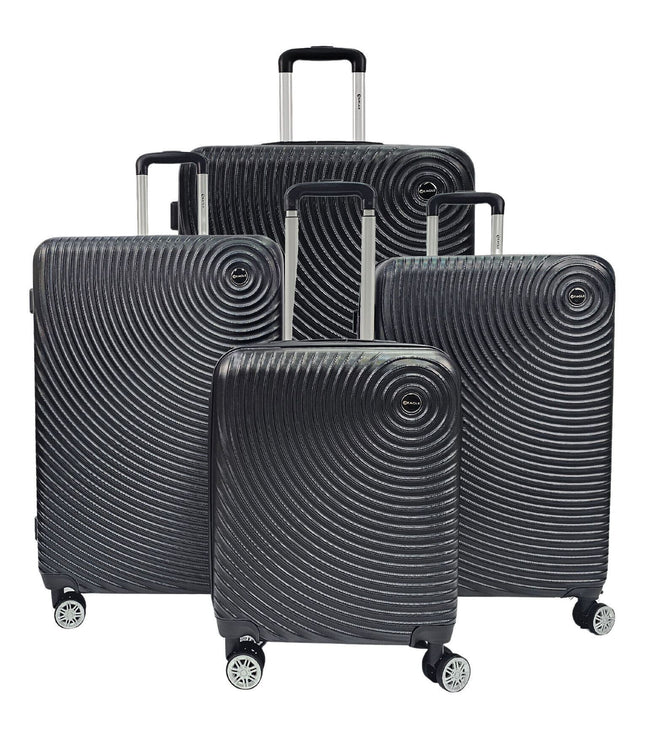 Chorley Set of 4 Hard Shell Suitcase in Black