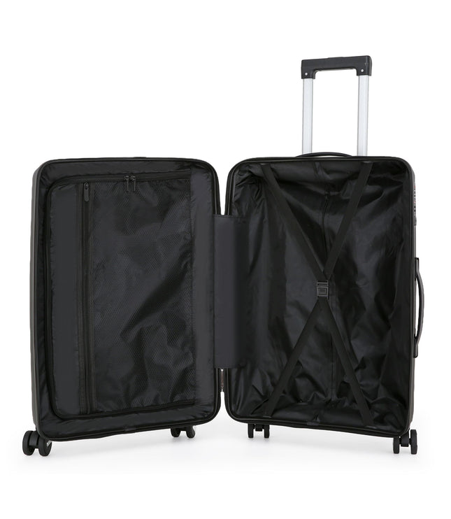 Courtenay Medium Hard Shell Suitcase in Black