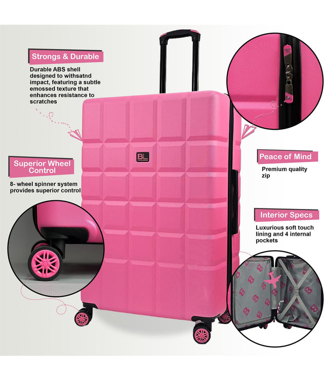 Cotgrave Cabin Soft Shell Suitcase in Pink