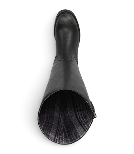 Blowfish Malibu Women's Black Faux Leather High Riding Boots - Venice Tall
