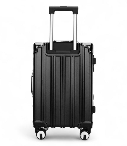 Airdrie Cabin Hard Shell Suitcase in Charcoal Black