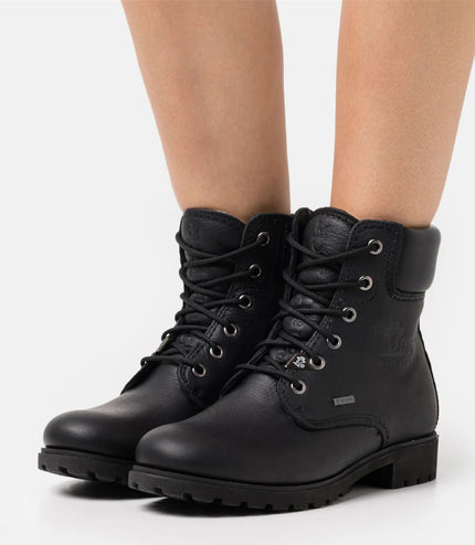 Panama Jack 03 GTX C2 Men's Black Waterproof Leather Ankle Boots