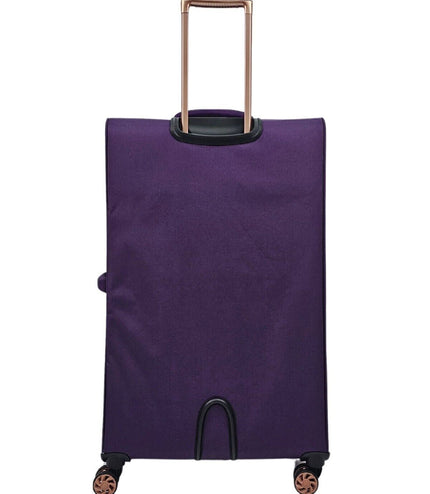 Bexley Large Soft Shell Suitcase in Purple