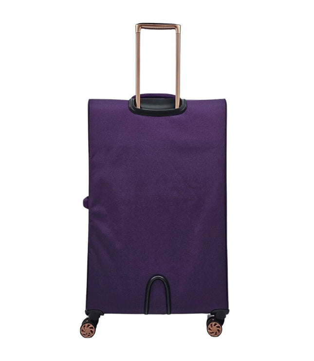 Bexley Large Soft Shell Suitcase in Purple