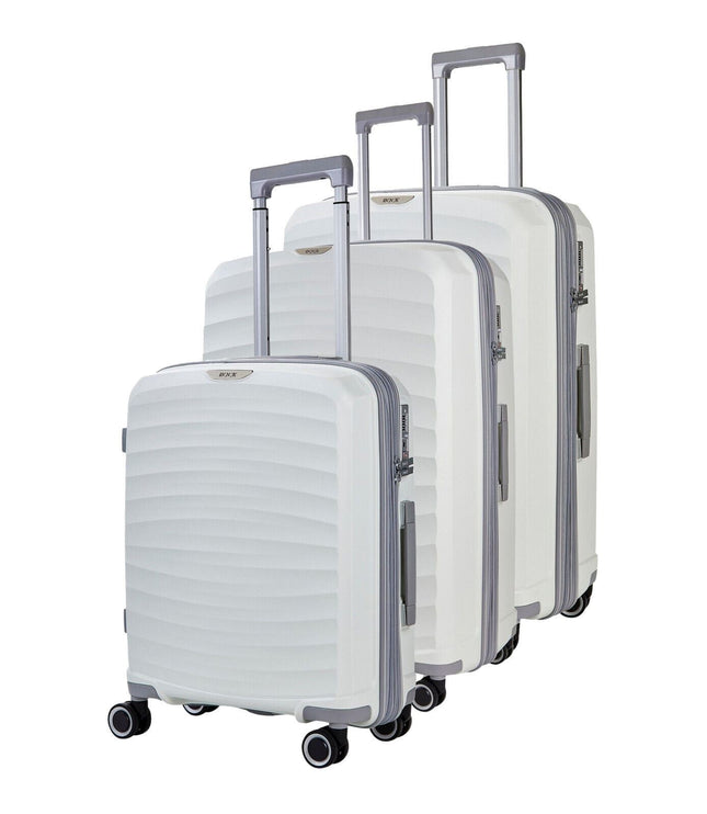 Alton Set of 3 Hard Shell Suitcase in White
