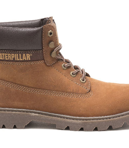 Caterpillar Colorado 2.0 Beige Leather Hiking Ankle Boots