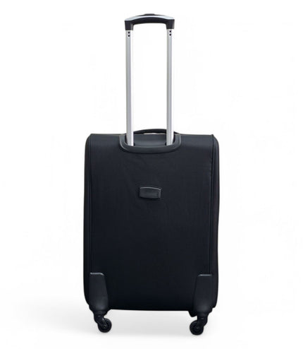 Nagoya Medium Soft Shell Suitcase in Black