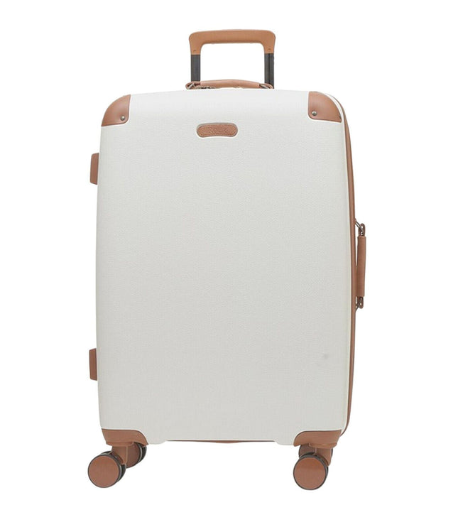 Amble Medium Hard Shell Suitcase in Cream