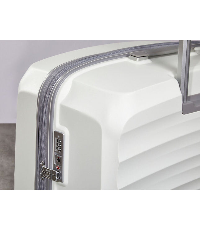 Alton Medium Hard Shell Suitcase in White