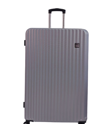 Alsager Extra Large Hard Shell Suitcase in Silver