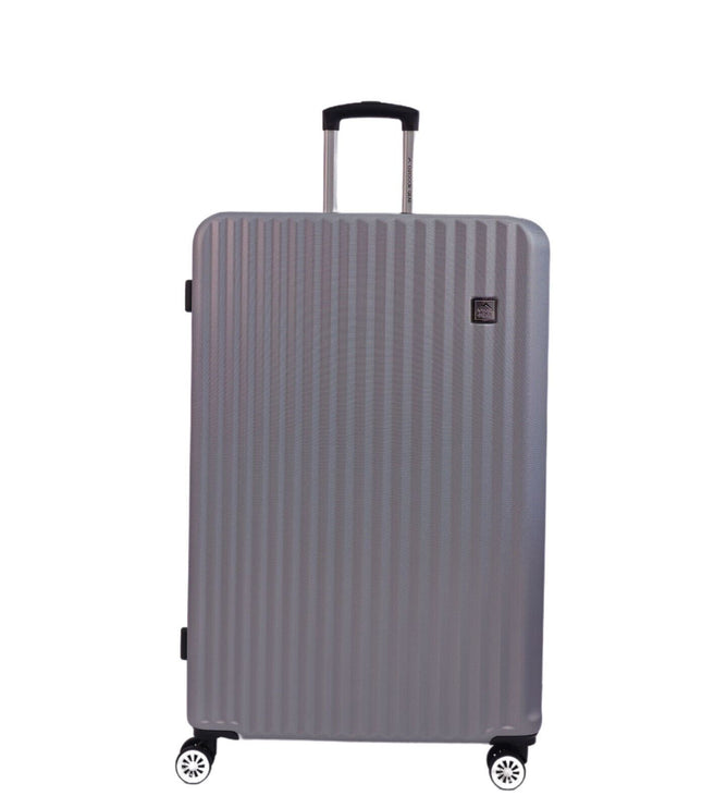Alsager Extra Large Hard Shell Suitcase in Silver