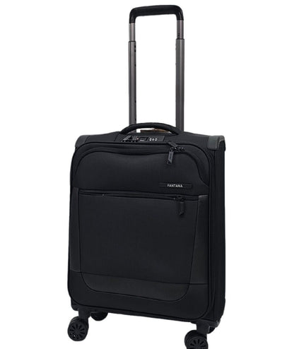 Bourne Cabin Soft Shell Suitcase in Black