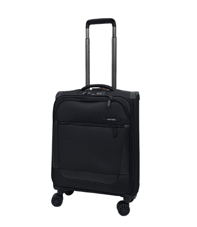 Bourne Cabin Soft Shell Suitcase in Black