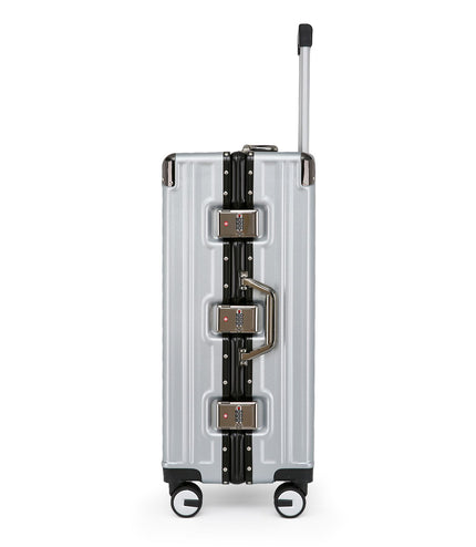 Airdrie Medium Hard Shell Suitcase in Silver