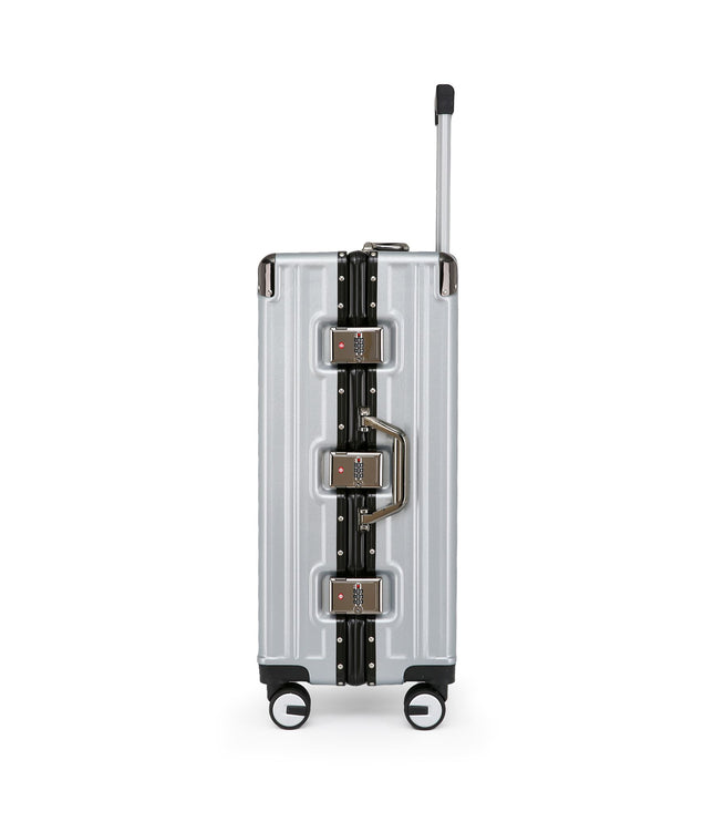 Airdrie Medium Hard Shell Suitcase in Silver