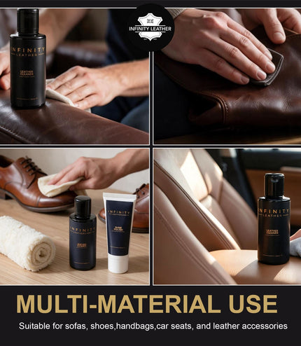 Leather Cleaner, Polish & Glove Smooth Leather Kit