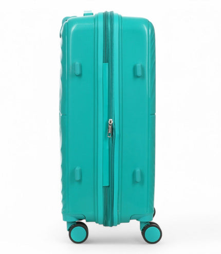 Balranald Medium Hard Shell Suitcase in Aqua Blue