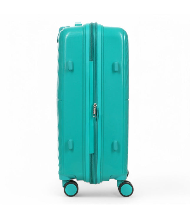 Balranald Medium Hard Shell Suitcase in Aqua Blue