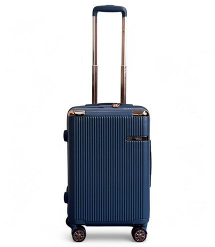 Cowra Cabin Hard Shell Suitcase in Navy Blue