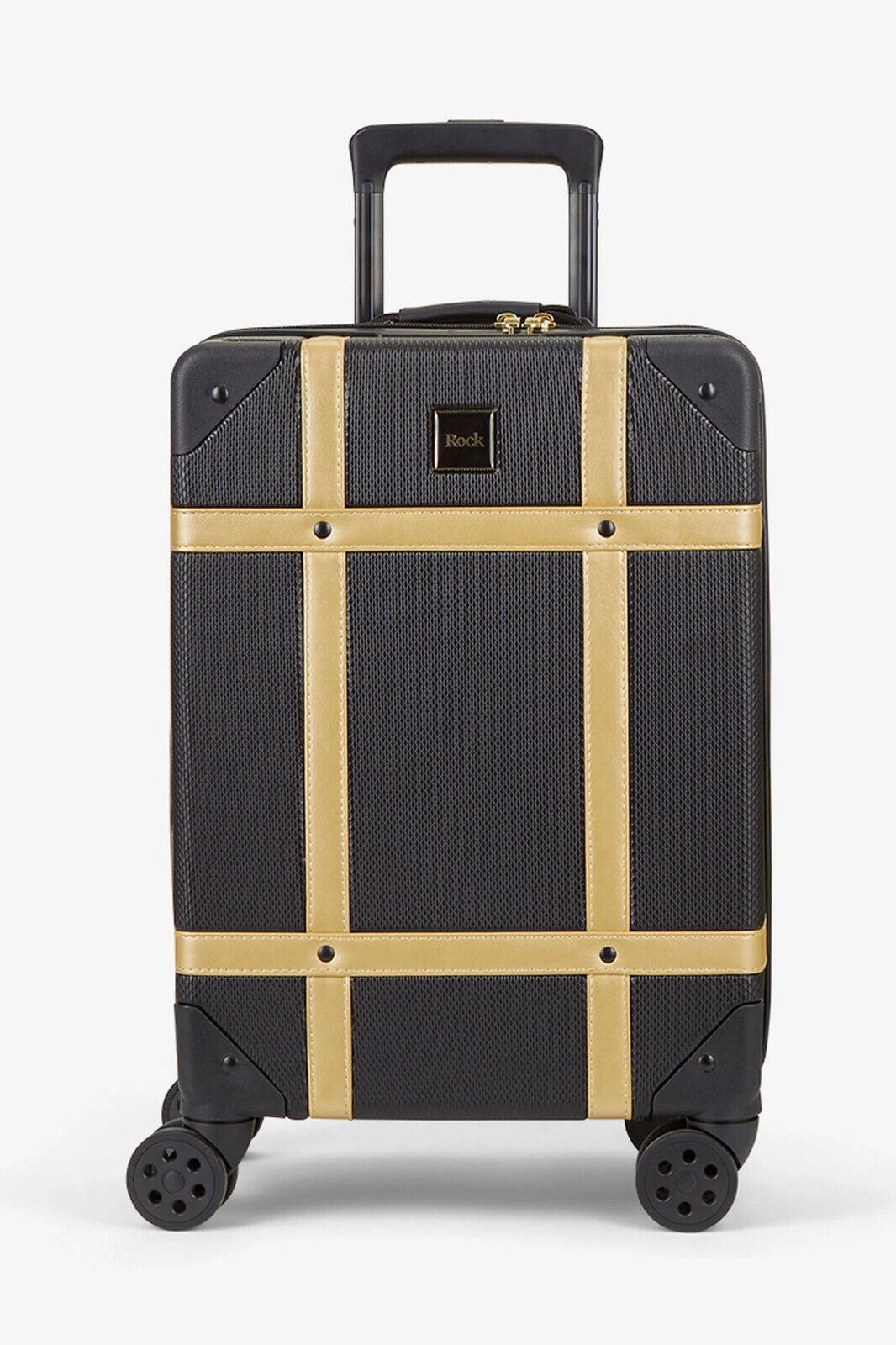 Gold hard fashion shell luggage