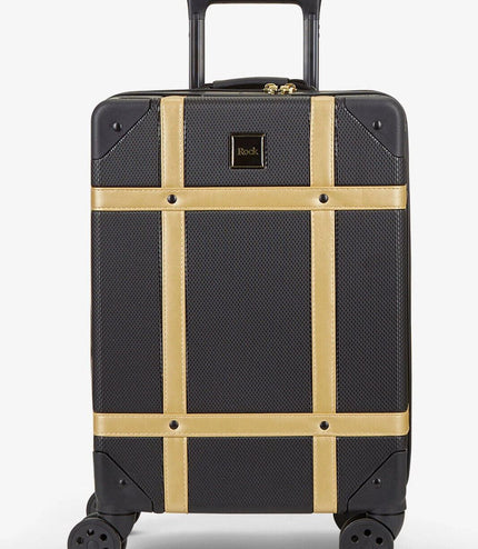 Alston Cabin Hard Shell Suitcase in Black Gold