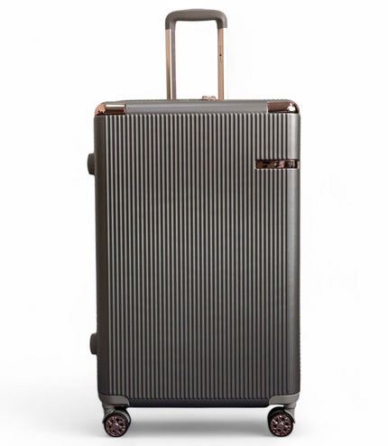 Cowra Large Hard Shell Suitcase in Champagne ( Beige )