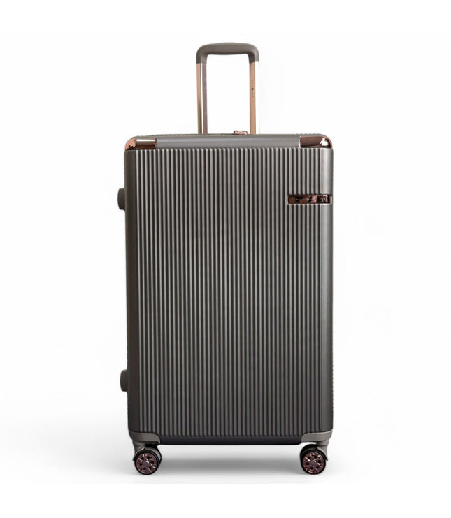 Cowra Large Hard Shell Suitcase in Champagne ( Beige )