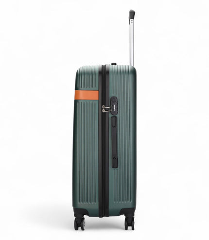 Calgary Medium Hard Shell Suitcase in Emerald Green