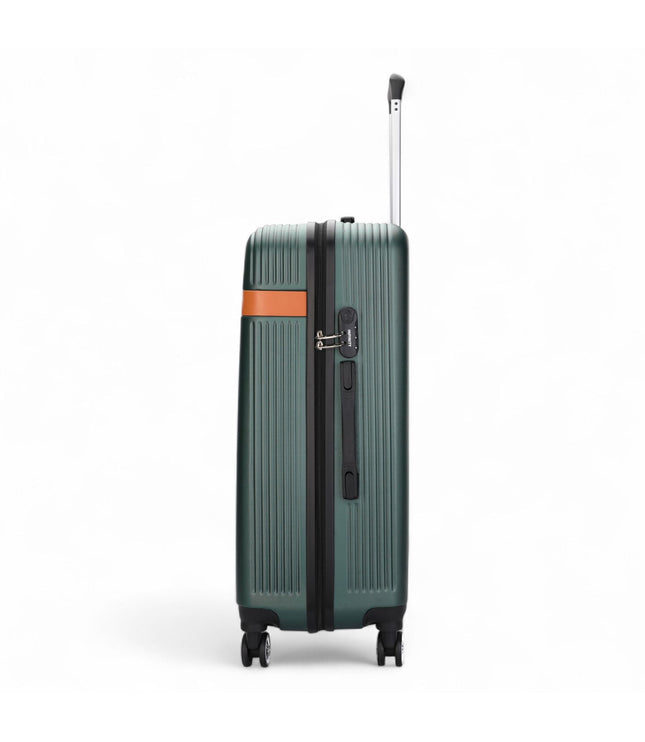 Calgary Medium Hard Shell Suitcase in Emerald Green