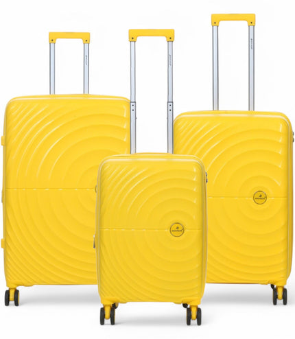 Balranald Set of 3 Hard Shell Suitcase in Yellow