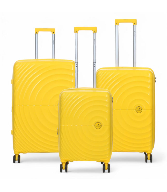 Balranald Set of 3 Hard Shell Suitcase in Yellow