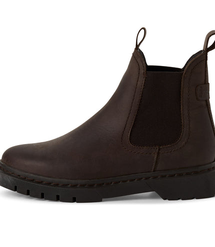 Tamaris Womens Brown Leather Classic Chelsea Ankle Boots