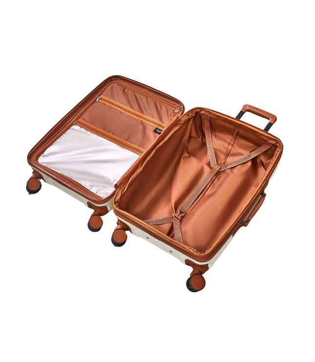Amble Large Hard Shell Suitcase in Cream