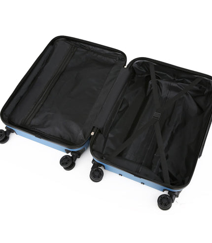 Calgary Set of 3 Hard Shell Suitcase in Blue